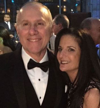 Rhonda Ehrlich with her husband Bruce Ehrlich.